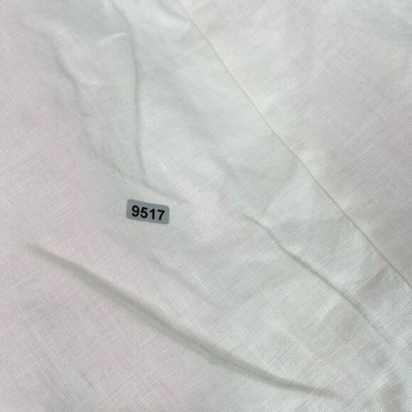 Orvis Jacket Womens 18 Cream Long Sleeve Linen Open Front Blazer - Picture 6 of 8